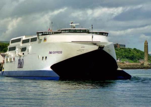 P&O Express service from Larne.