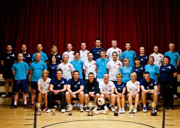Ballyclare Badminton Club's squad. INLT 25-901-CON