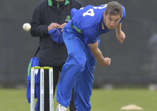 North West Warriors Graeme McCarter shone with the bat on Tuesday. Picture by Rowland White/Presseye