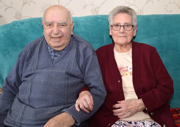 Bertie and Anna Toal who celebrated their 65th wedding anniversary on Monday, June 1st. INPT23-214.