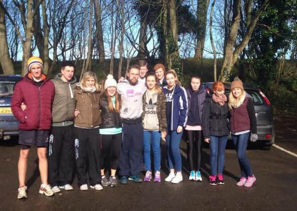 Members of the Elim team at the Walk 4 Romania fundraiser at Crawfordsburn Country Park.  INCT 23-725-CON