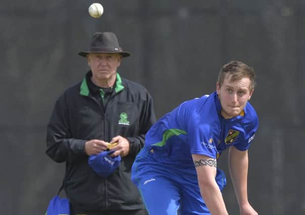 Donemana all-rounder Gary McClintock took a hat-trrick in their win over Killyclooney. Picture by Rowland White/Presseye