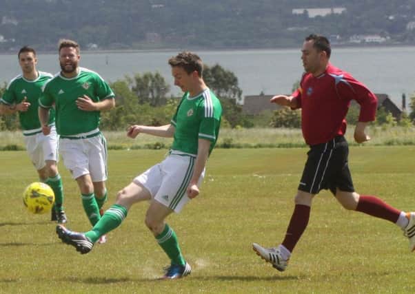 The Northern Ireland's fans' team defeated their Romanian counterparts 2-0 at Greenisland FC on Saturday.