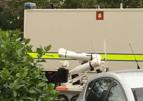 The scene from Glenrandel as ATO carried out a controlled explosion