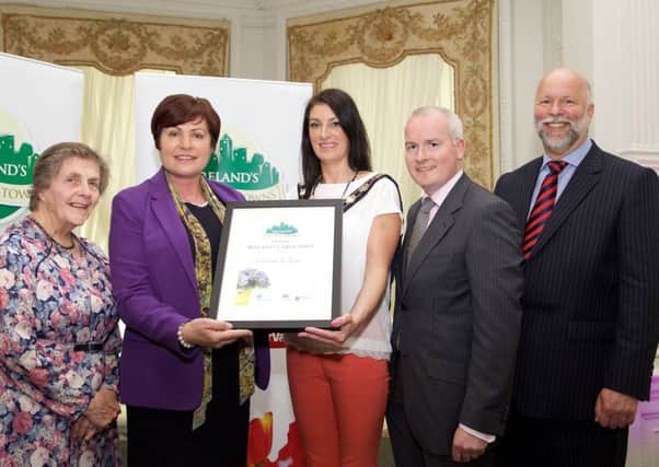 Doreen Musket MBE, Chairperson, Northern Ireland Amenity Council, Minister Ann Phelan TD, Irish Minister for Rural Affairs; Councillor Linda Dillon, Chair, Mid Ulster District Council; Terry Scullion, Head of Property Services, Mid Ulster District Council and Stephen Aston, DoE.