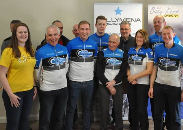 Ballymena Road Club members and organisers of the 2015 Billy Kerr sportive who attended the recent launch at Montgomery's restaurant.