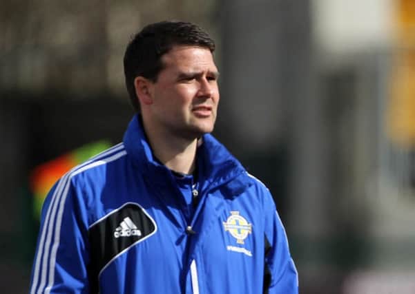 Former Northern Ireland star David Healy will make the draw for this year's Dale Farm Milk Cup on Wednesday. Picture: Press Eye.