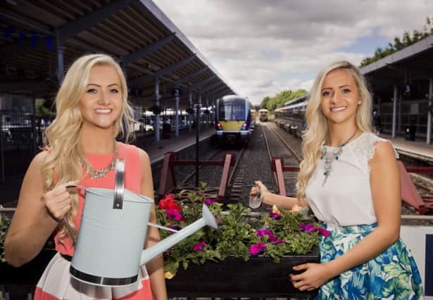 Alannah and Stacey Murray launch the 2015 Translink Ulster in Bloom Competition