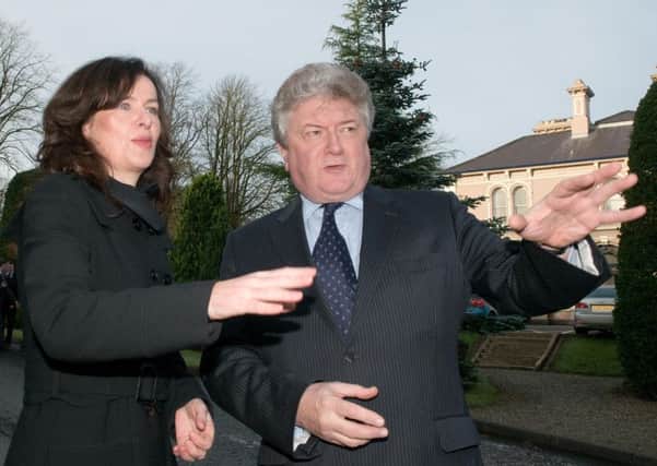 Pictured at the announcement in 2009 that the University of Ulster at Magee has acquired the option to purchase  the lands of Foyle and Londonderry College are, Professor Deirdre Heenan, Dean of Academic Development, and Mr. Jack Magill, former  Headmaster of Foyle and Londonderry College. Picture Martin McKeown.
