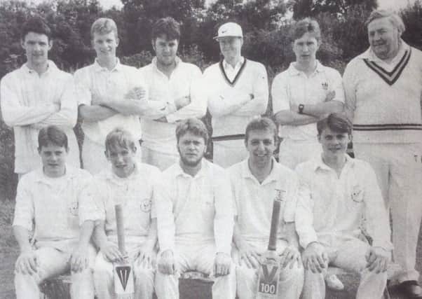 Dungannon Cricket was in a much healthier state when this picture was taken twenty years ago, prior to a McGredy Cup semi-final they lost to Victoria