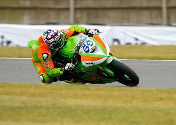 Glenn Irwin on his way to victory in the British Supersport class at Snetterton. INLT 26-929-CON