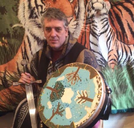 Patrick Carberry, who describes himself as a traditional Celtic pagan priest.  INLT 07-676-CON