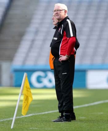 Derry manager Tom McLean