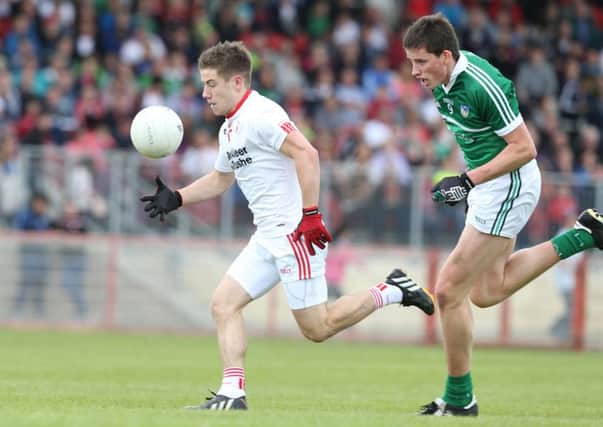 Tyrone's Mark Bradley will be pushing for a start against Meath. Pic: Andrew Paton / PressEye