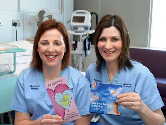 Roisin Donohue and Ursula Gaffney, new Smoking Cessation Midwives for the Southern Health and Social Care Trust.