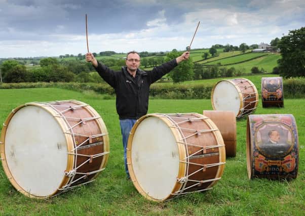 Keith Buchanan, who is organising the Lambeg Drumming World Record.