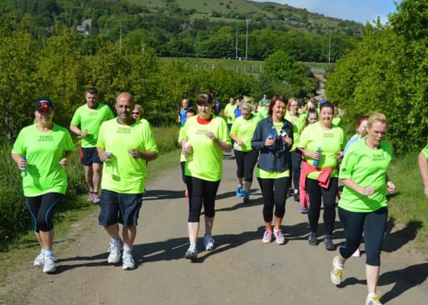 Participants of the Couch to 5k programme put their best foot forward at Valley parkrun. INLT 27-936-CON