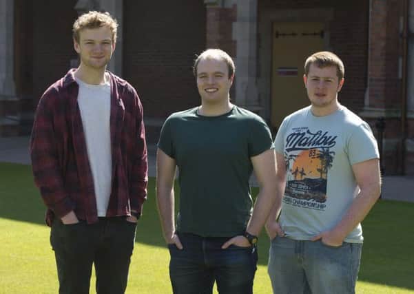 Carrick student Samuel Scott (third from left) has been selected to take part in British Councils IAESTE programme.  INCT 27-722-CON