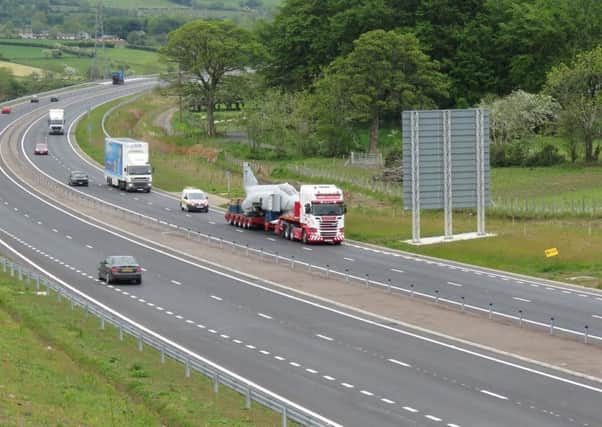 The upgraded A8 dual carriageway.  INLT 26-678-CON