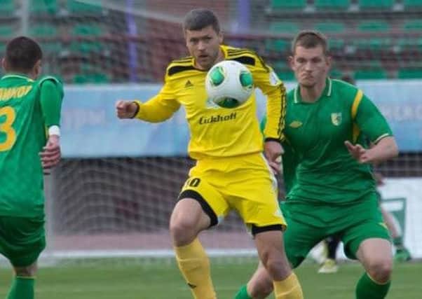 Shakhtyor striker Nikolai Yanush