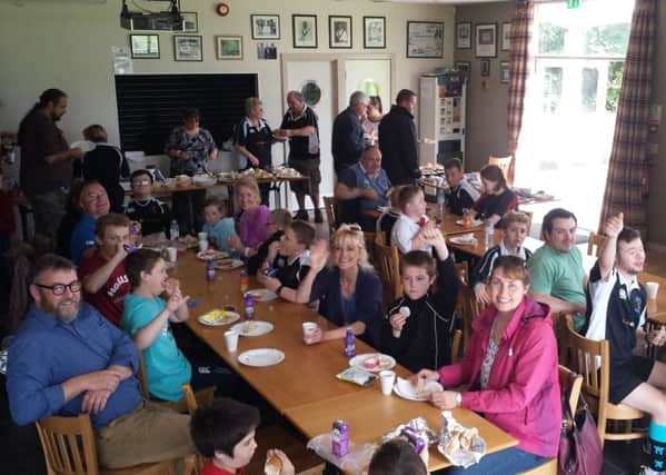 Ballymena Bears members and parents, pictured at the group's end-of-season picnic.