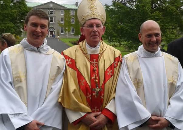 Reverends Aidan McCann and Brian Slater pictured last year at their ordination as deacons