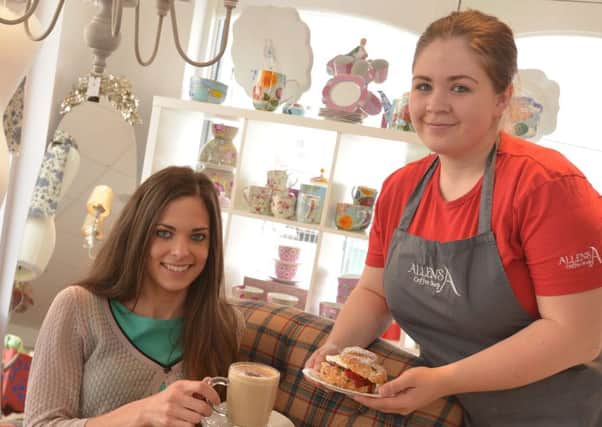 Hannah Petrie and Alison Cowan of the Windsor Bakery in Banbridge during Independents Day