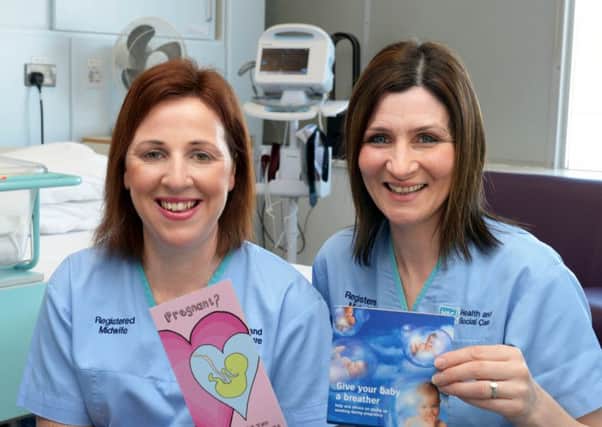Roisin Donohue and Ursula Gaffney, new Smoking Cessation Midwives for the Southern Health and Social Care Trust.