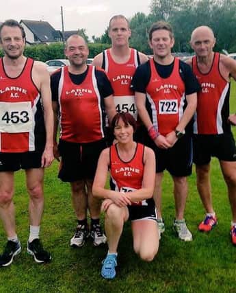Larne Athletic Club members at Greyabbey. INLT 28-930-CON