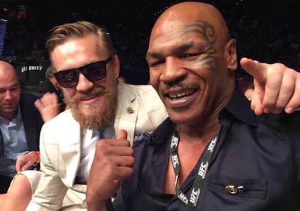 Conor McGregor with Mike Tyson