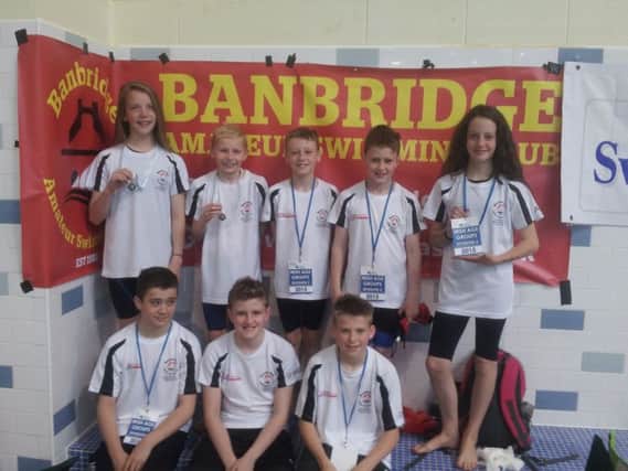 The Banbridge ASC squad at the Irish Age Group Championships.