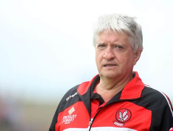 STEPPED DOWN . . .Derry manager Brian McIver.