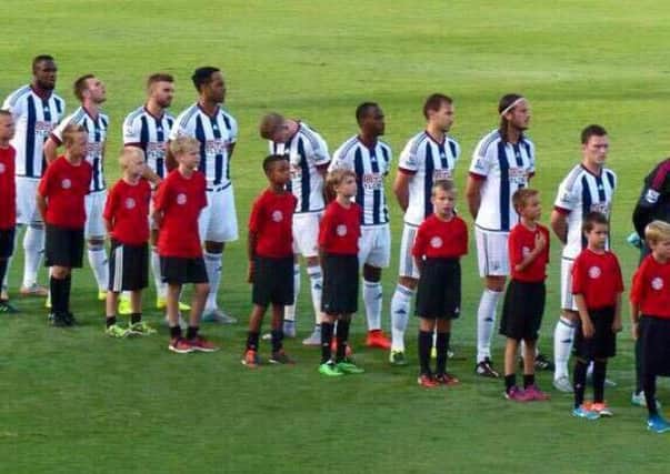 James McClean takes the decision not to take part in the British national anthem before a West Bromwich Albion friendly in the USA on Friday.