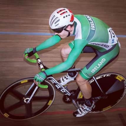 Mark Downey in action for Ireland at the European Track Championships last weekend.
