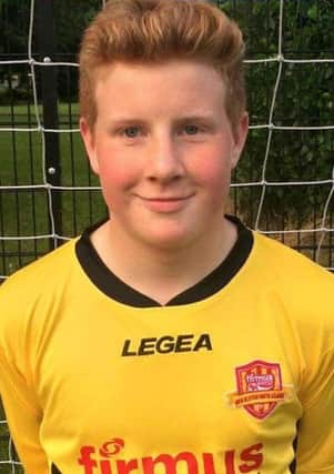 Banbridge Rangers  star Harry Patterson, who is off to the Foyle Cup with the Mid Ulster Youth League side.