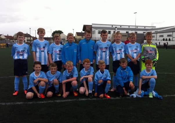 Ballymena United under-11s pictured on the opening day of their Hughes Insurance Foyle Cup campaign.