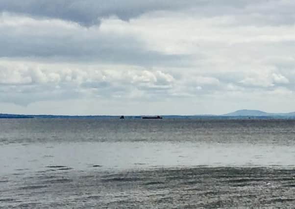 Sand barges operating on Lough Neagh on Wednesday, July 15