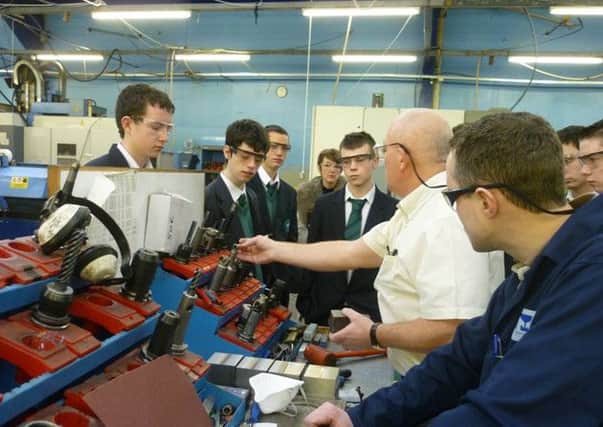 School pupils visiting MPE in 2012. The plant has been taken over by Waterford-based firm, the Schivo Group.