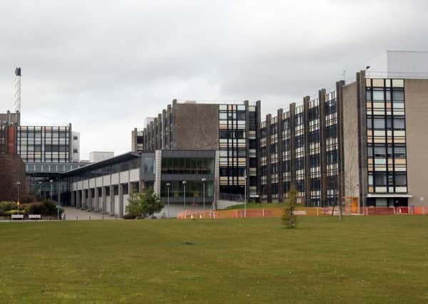 The main building at Ulster University's Jordanstown campus.