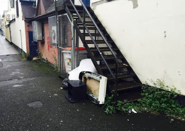 Someone has been fly-tipping on Monkey Lane for the last year says a resident