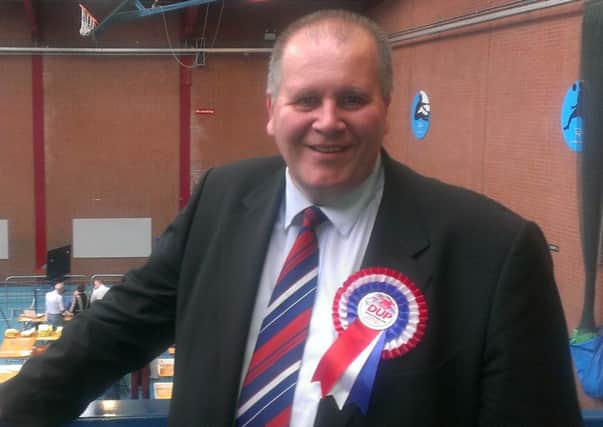 Newly-elected DUP councillor for Larne Lough, Paul Reid  INLT 22-687-CON