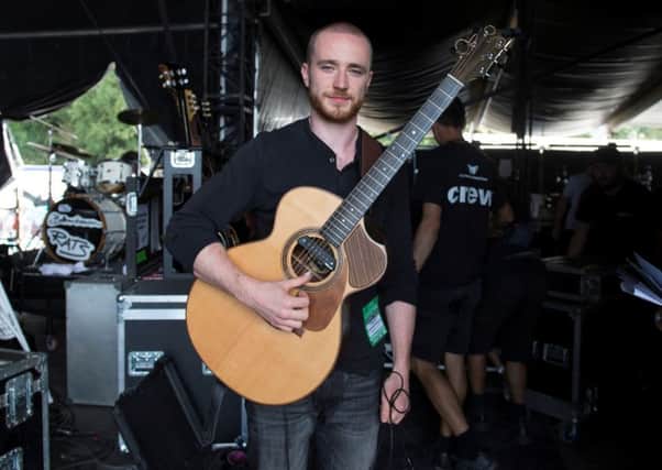 Guitar Star winner: Gary Lutton pictured at the Latitude music festival. INNT 32-500CON Pic by Justin Downing, Sky Arts
