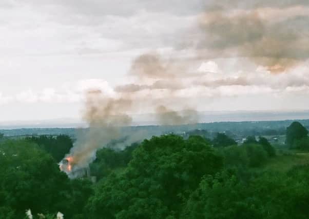 Blaze at listed former UDR barracks in Dungannon
