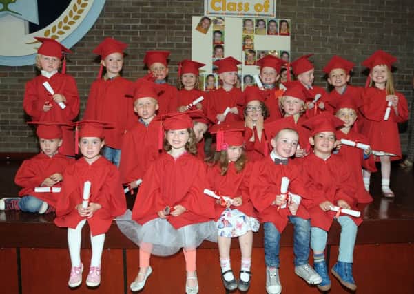 Children from Harbour Bears Playgroup after their Graduation. INLT 26-211-AM