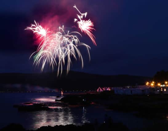 Fireworks kick off the Heart of the Glens Festival Cushendall.PICTURE STEVEN MCAULEY/MCAULEY MULTIMEDIA