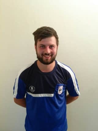 Justin Hanna, who has joined Moneyslane from Annalong FC.