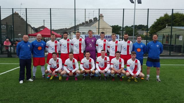 Banbridge Rangers New season, same story as Captain Cousins does it again for Rangers