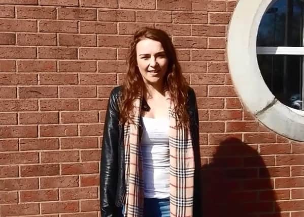 Ulidia student Alana Buckley is bound for Loughry College.  INCT 33-721-CON