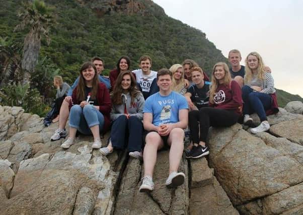 Matthew Campbell and the Out of Africa mission team who visited Capetown recently  INBT-34F-CAPE TOWN.