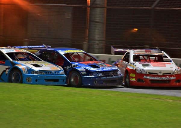 Close action is assured in the National Hot Rods at Ballymena Raceway's Speed Weekend. Picture: Pete Shaw.